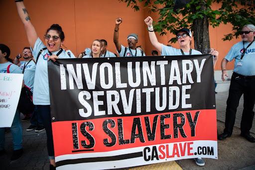 Advocates rally in support of Proposition 6 at the Capitol in Sacramento during the Quest For Democracy organized by Legal Services for Prisoners With Children in May 2024. Photo by Brooke Anderson.